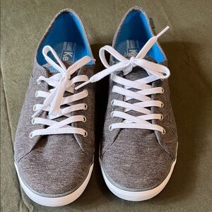 Keds Charcoal Sneakers with White Accents Size 9.5
